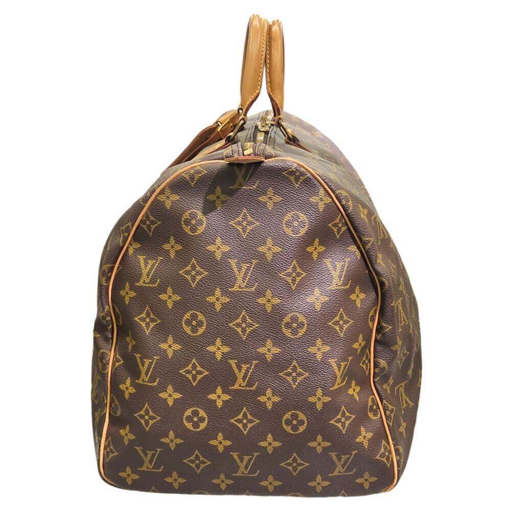 LOUIS VUITTON Authentic Brown Monogram Keepall 55 Boston Bag - Picture 3 of 16